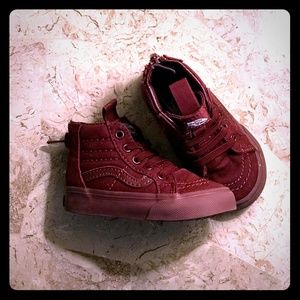 Maroon Hightop Van